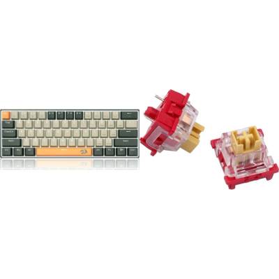 Redragon K606 Lakshmi Red K606-OG&GY&BK + Bullet Keycaps A113 F