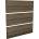 KETER Plotový panel KETER FENCE KIT walnut (3x panel)