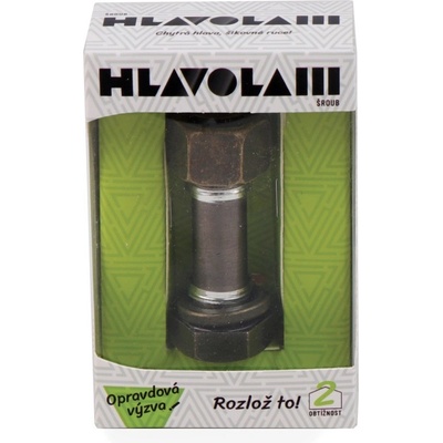 Kovový hlavolam Šroub