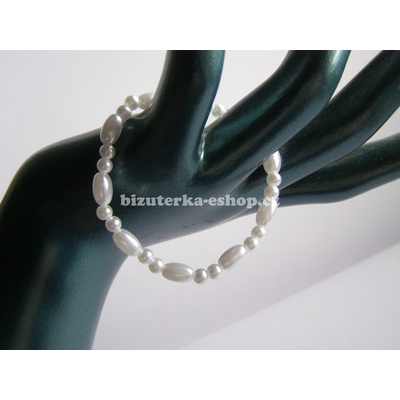 Bizuterka-eshop.cz z bílých perliček BZ-06345