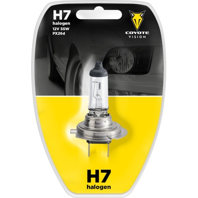 COYOTE Žárovka 12V H7 55W VISION blistr