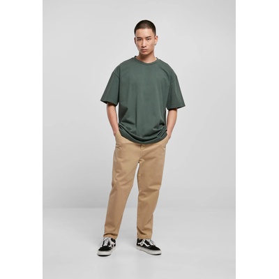 Urban Classics Мъжка тениска в цвят маслина Urban Classics Garment DyeUB-TB5939-02245 - Маслина, размер S