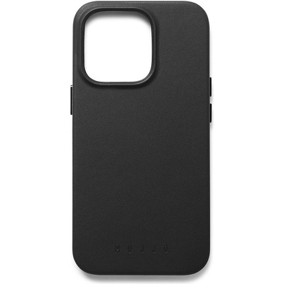 Mujjo Калъф Mujjo - Full Leather MagSafe, iPhone 14 Pro, черен (CL-027-BK)