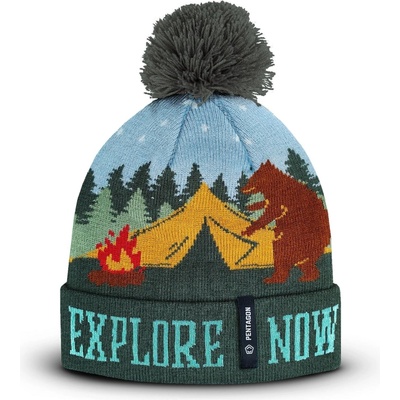 Pentagon čepice Sanctuary Bear multicolor