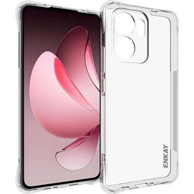 OPPO Reno13 F 4G / 5G Удароустойчив ENKAY Силиконов Калъф и Протектор