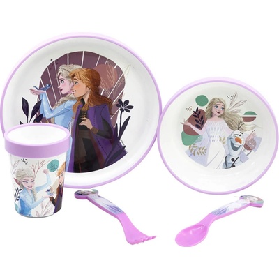 STOR Jídelní sada Frozen Ľadové kráľovstvo Journey premium 5 ks
