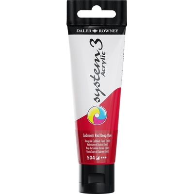 Daler-Rowney System3 АКРИЛНА боя Cadmium Red Deep Hue 59 ml 1 бр (129059504)