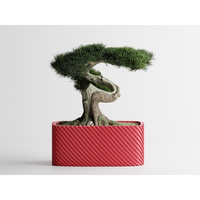 Кашпа Bonzai малка розов