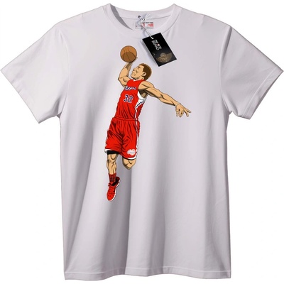 NOONEBRAND Тениска Баскетболен играч - 2XL, White