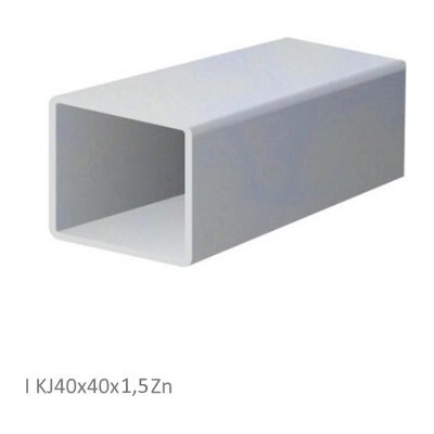 Uzavretý profil 40 x 40 x 1,5 x 3000 mm pozink, hladký