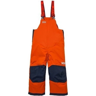 Helly Hansen Dětské zimní kalhoty K Rider 2 ins bib rostoucí neon orange