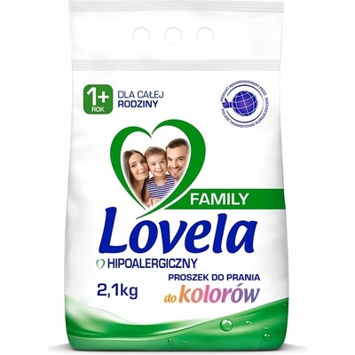 Lovela Family prací prášok na farebné pranie hypoalergénny 2,1 kg 28 PD
