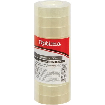 OPTIMA Самозалепваща лента OPTIMA прозрачна 15mmx33m прозрачна 10 броя 29061 (29061)