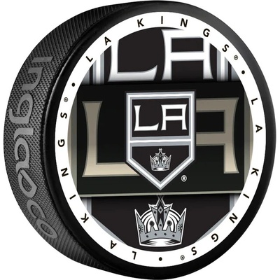 Inglasco / Sherwood Puk Los Angeles Kings Medallion Souvenir Collector Puck