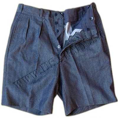 nohavice short denim modré