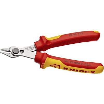 Knipex Kleště štípací boční Electronic-Super-Knips VDE 78 06 125 – Zbozi.Blesk.cz