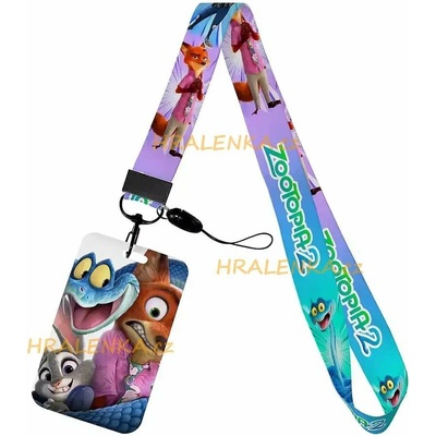 Šňůrka na krk 25500 s cedulkou na ID karty Zootopia