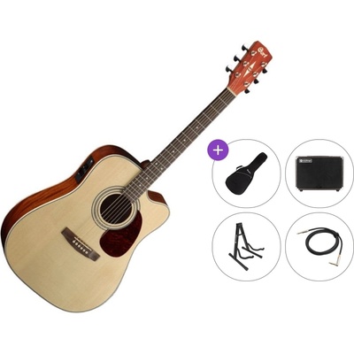 Cort MR500E Premium SET Open Pore Електро-акустична китара Дреднаут