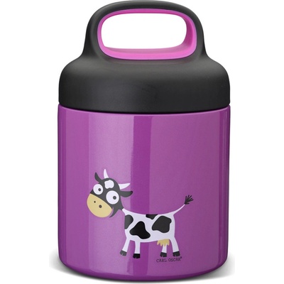 Carl Oscar Детски термос за храна Carl Oscar 109102, 300 мл, Запазва храната топла до 4 часа, VacuumShield, Без BPA, Лилав (109102)
