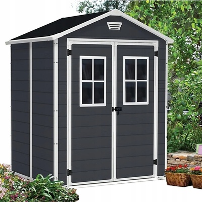 Keter Manor 185 x 152 x 226 cm sivobiely