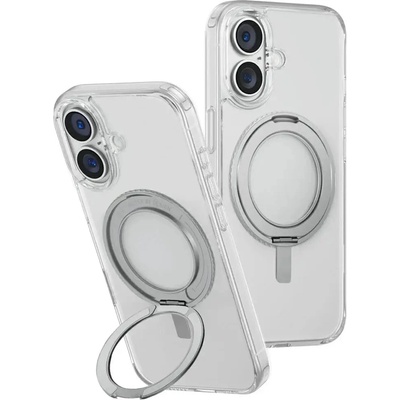 Uniq Калъф Uniq Swivix 360 Rotating Kickstand Case за iPhone 16 - прозрачен (8886463691984)