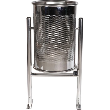 NIKA Кош за боклук от неръждаема стомана 60 литра с механизъм за почистване (1625)