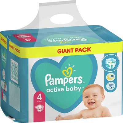 Pampers Active Baby 4 76 ks