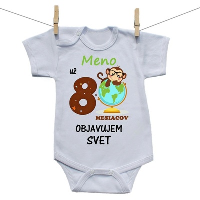 Boodyy Body s krátkym rukávom Už 8 mesiacov objavujem svet