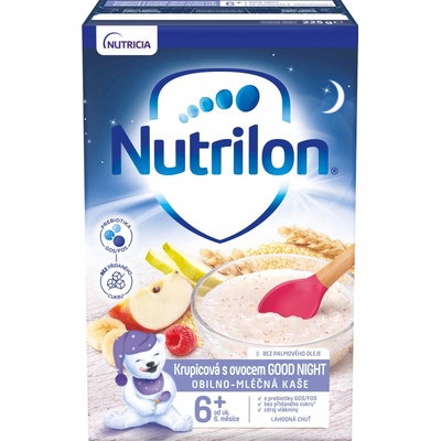 Nutrilon mliečna Krupicová s ovocem GOOD NIGHT 225 g