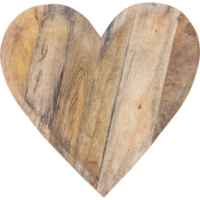 Bloomingville Lotuz Дъска за сервиране сърце, дърво манго (82068499)