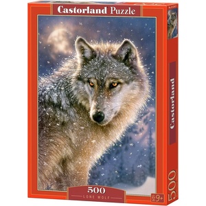 Castorland Пъзел Castorland от 500 части - Вълк единак (B-52431)