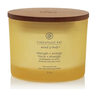 Chesapeake Bay Strength + Energy ароматна свещ с 3 фитила 312 гр
