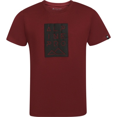 ALPINE PRO Мъжка тениска от неизмачкваем материал ALPINE PRO NOGER winetasting вариант pb ALPINE PRO | Lilav | МЪЖЕ | L