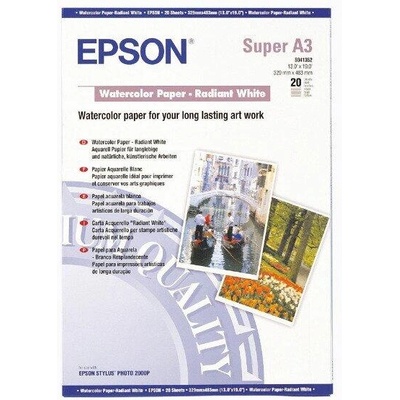 Epson Watercolor Radiant White A3+/20 C13S041352