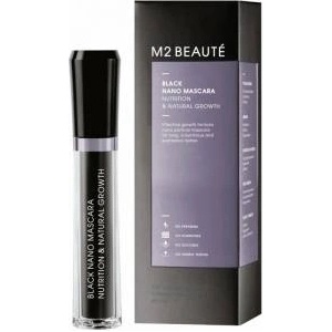 M2 Beauté Спирала за мигли M2 Beauté Black Nano Хранителен 6 ml