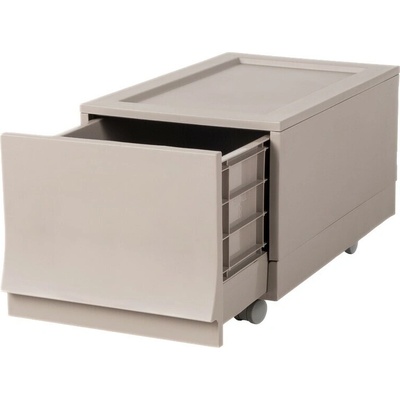 Wave Junior Wood Modulárny úložný box s kolieskami 43,4 x 27,2 x 22 cm, úzky - 1 zásuvka - kolieska