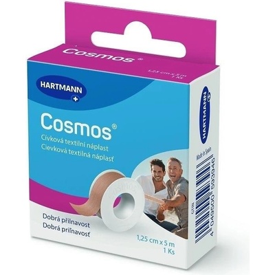Cosmos Plast cívková náplast pevná 1,25 cm × 5 m