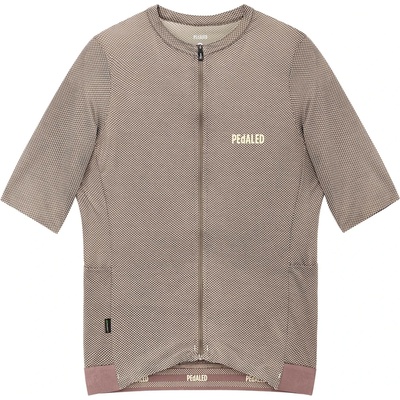Pedaled Мъжка фланелка с къс ръкав за колоездене Pedaled Odyssey Delta Jersey Cycling jersey - Grey - размер XXL (056-4243-0115)