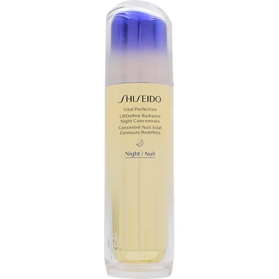 Shiseido Vital Perfection LiftDefine Radiance Night Concentrate нощно серум с лифтинг ефект 80 мл