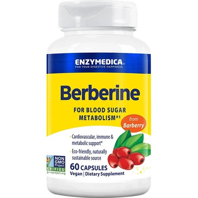 Enzymedica Berberine 510 mg 60 kapslí