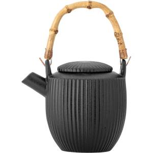 Bloomingville Черен глинен чайник 850 ml Neri - Bloomingville (82072015)