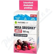 Swiaa Naturevia Mega Brusnice Akut 500 mg 15 kapsúl