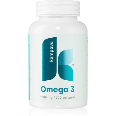 Kompava Omega 3 podpora správného fungování organismu 100 kapslí