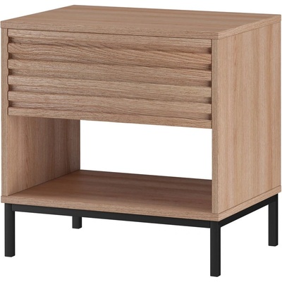 Støraa Нощно шкафче с дъбов плот в естествен цвят Celine - Støraa (8669741)