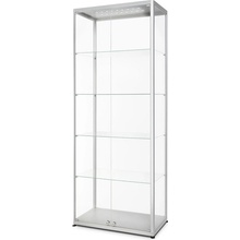 Jansen Display sklenená produktová vitrína zámok vpredu 800 x 2000 x 400 mm