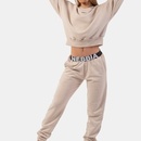 Nebbia tepláky dámske s elastickým pásom iconic 408 cream