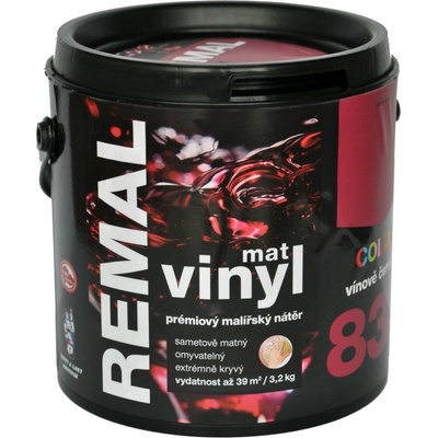 REMAL Vinyl mat Color 3,2 kg Tyrkysová