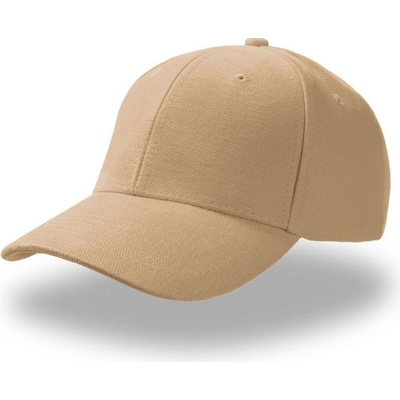 Atlantis Headwear Pilot 6 panelová bavlněná keprová broušená COT-33050155599 Khaki