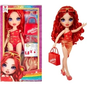 MGA Entertainment Rainbow High: Плажна кукла - Руби (507277EUC)