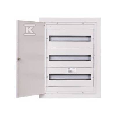 Modular switchgear 3x18 flush-mounted IP31 with lock RAL 9003 RPSM 54 Z (3X18) P48-3-18-20